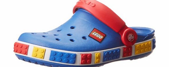 Crocs Crocband Lego Sea Blue/Red Mules And Clogs Sandal 12080-446-131 1 UK Junior