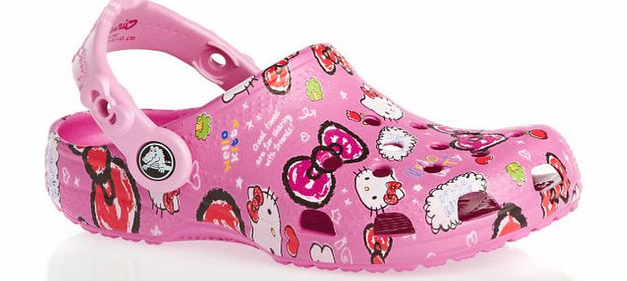 Crocs Girls Crocs Classic Hello Kitty Clog Sandals -