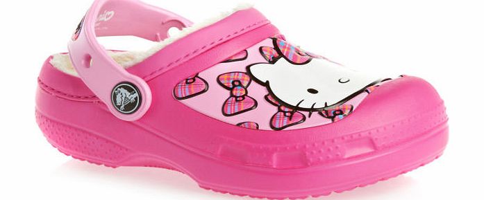 Crocs Girls Crocs Hello Kitty Bow Lined Clog Shoes -