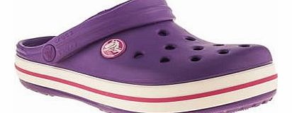 kids crocs purple crocband girls junior