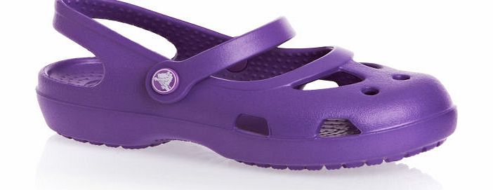 Crocs Shayna Girls Sandals - Neon Purple