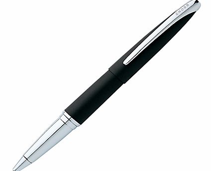 ATX Rollerball Pen, Black/Chrome