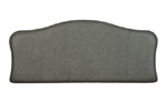crown 5and#39;0 Faux Leather Headboard - Grey