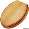 Croydex Antique Pine Solid Wood Toilet Seat With