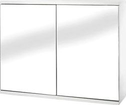 Croydex, 1228[^]78933 Double-Door Bathroom Cabinet White 600 x
