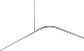Croydex, 1228[^]36716 Rectangular Angled Shower Curtain Rail