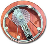 Round Glass Mechanical Bathroom Scales