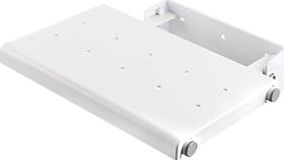 Croydex, 1228[^]94902 Wall-Mounted Shower Seat White 50 x 370