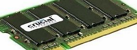 Crucial 1GB, 200-pin SODIMM, DDR PC2700 memory module CT12864X335