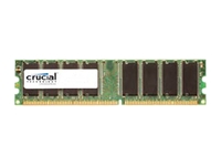 CRUCIAL 256MB DDR PC3200 CL=3 UNBUFF NON-ECC DDR400 2.6V 32Meg x 64