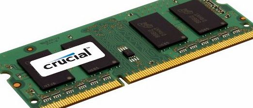 Crucial 2GB DDR3 PC3-10600 SODIMM 204 Pin Memory Module
