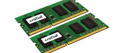 Crucial Ram memory upgrades 8GB kit (4GBx2) DDR3 PC3 10600 1333MHz for your Apple Macbook Pro and iMac