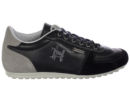 Cruyff Alano Navy/Light Grey Leather Trainers