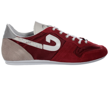 Indoor Classic Warm Red Mesh Trainers