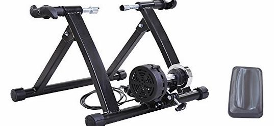 BT017B Indoor Magnetic Variable Resistance Turbo Bike Trainer Exercise Cycle (Black)
