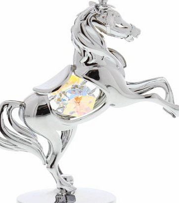 CRYSTOCRAFT  Unicorn Ornament With Swarovski Elements