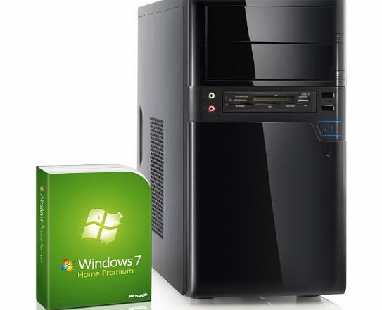 CSL-Computer Silent multimedia PC! CSL Sprint H5766u (Quad) incl. Windows 7 - computer-system with AMD A8-6600K A