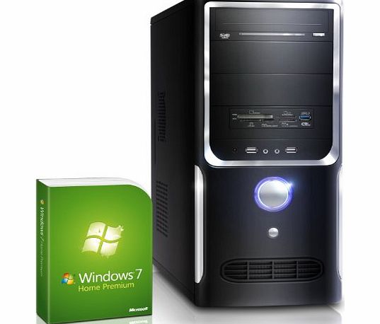 CSL-Computer Silent multimedia PC! CSL Sprint H5787u (Quad) incl. Windows 7 - computer-system with AMD A8-6600K C