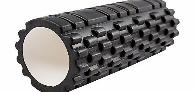 CSX - Competitive Sport Xtreme CSX Muscle Foam Roller for Massage Therapy Pain Relief and Pilates - Black