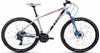 Cube Aim Disc 27.5 2015 Hardtail White Red Blue