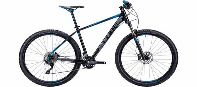 Cube Attention SL 27.5 2015 Black Grey and Blue