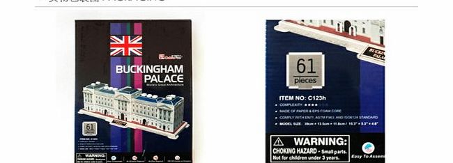 CubicFun Buckingham Palace Paper puzzle DIY Toys 3D Jigsaw Puuzzles