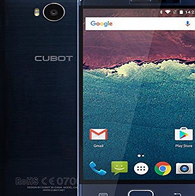 Cubot  CHEETAH 2 Smartphone 4G Octa-core 1.3 GHz Unlocked Dual Sim Phone 5.5 Inch FHD Android 6.0 Marshmallow OS 3GB RAM 32GB ROM Dual Camera WIFI GPS Bluetooth (Blue)