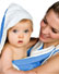 Cuddledry Baby Bath Towel Blue
