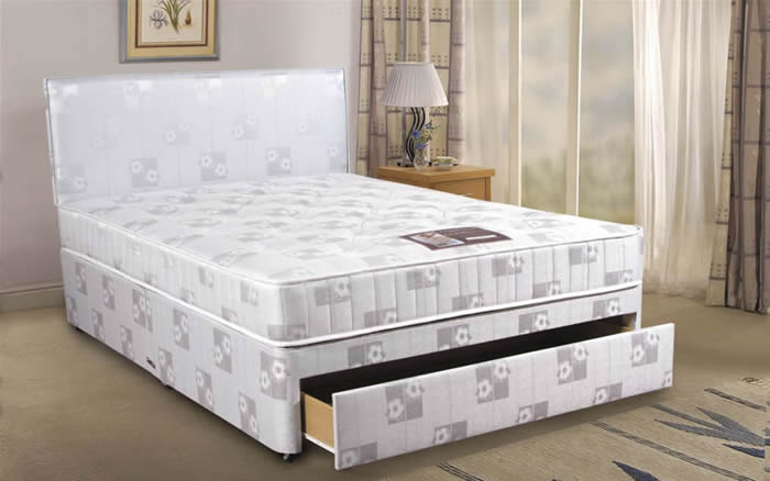 Ortholux 4ft Small Double Divan Bed