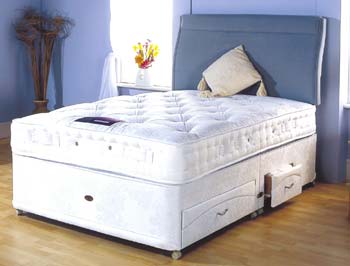 Cumfilux Excellence Collection - Silver 1200 Divan and Mattress