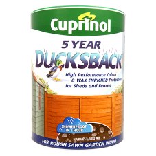 Cuprinol 5 Year Ducksback Harvest Brown 5ltr
