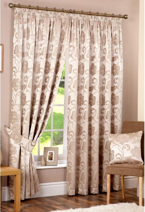 Curtina Camberley Natural Lined Curtains