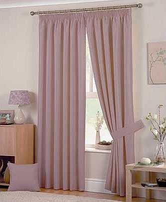 Hudson Lined Curtains - 117 x 183cm - Coffee