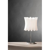 curve Table Lamp With White Shade