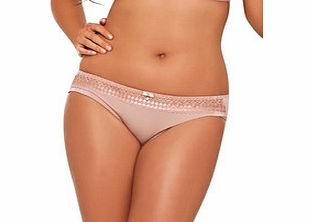 Gia blush embroidered briefs