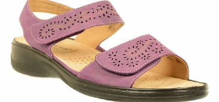 CUSHION WALK Holly Purple Comfort Sandal