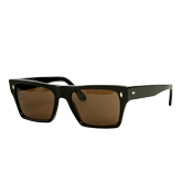 Cutler and Gross Black Solid Frame Sunglasses