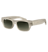 Cutler and Gross White `Rock` Sunglasses