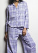 Precious Lilac brushed woven pyjama set