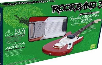 Cyborg Rock Band 3 Wireless Mustang Pro Guitar- Red (Xbox 360)