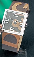 D&G Mens Andy Brown / Tan Strap Watch