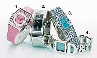D & G Womens Night & Day Bracelet Watch