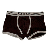 DandG Black and Grey Boxer Shorts