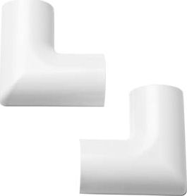 D-Line, 1228[^]64761 Clip-Over Flat Bend 30 x 15mm White Pack