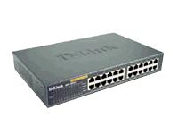 D Link D-Link 24 Port 10/100M Nway Desktop Switch - Internal PSU