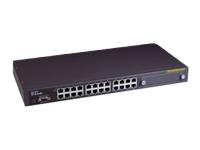 D Link Layer 2 Managed 24 x 10/100 Switch with slot for optional module