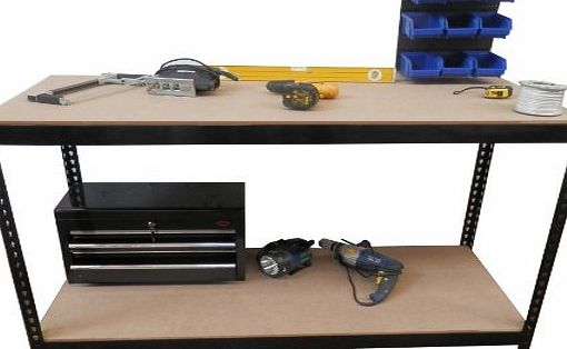 D Pro Tools UK NEW HEAVY DUTY METAL WORKBENCH 1.5m LENGTH AND ADJUSTABLE WORK BENCH