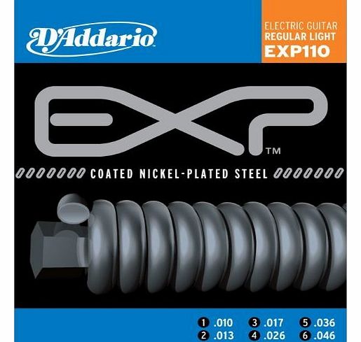 Daddario EXP110 Coated Electric Strings Light