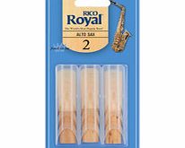 Daddario Rico Royal Alto Saxophone Reeds 2.0 3-Pack