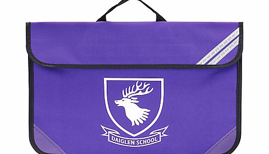 Daiglen School Unisex Book Bag, Purple
